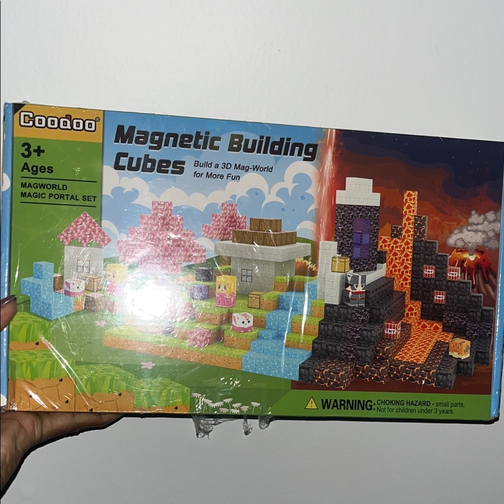 Magnetic Building Cubes - Multicolor Creative Block Set - Picture 4 of 8